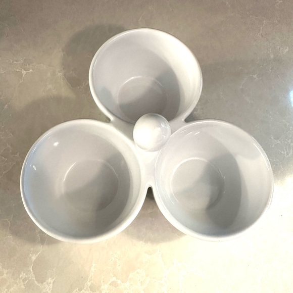 Pampered Chef Simple Additions Polka Dots 3 Part Trio Serving Dishes #2078 - Picture 2 of 3